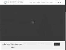 Tablet Screenshot of itsandrewhorn.com